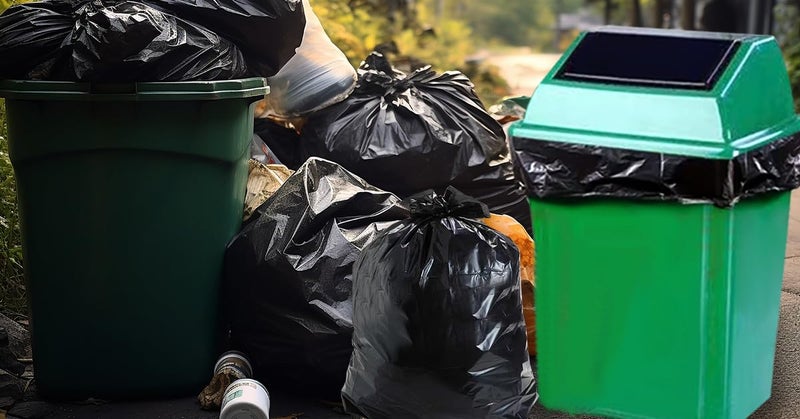 اس دبليو اي هيلب سويهيلب أكياس القمامة المتوسطة 8 جالون / 30 لتر أكياس القمامة سلة المهملات بن بطانات أكياس القمامة البلاستيكية للحمام غرفة نوم مكتب سلة المهملات 220 عدد - Image 3